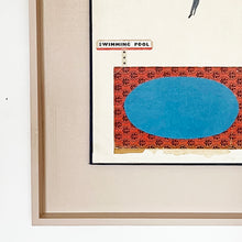 Load image into Gallery viewer, Swimming pool - Cassia Beck - Original Framed