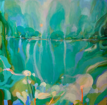 Load image into Gallery viewer, Tiffany Lynch -Swimming in Bliss Acrylic on canvas 100x100cm