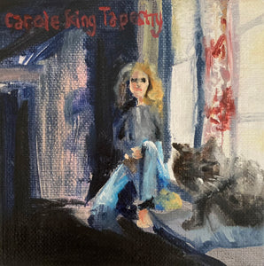 Tinsel Edwards - Carole King Tapestry - Original Oil on Canvas Board