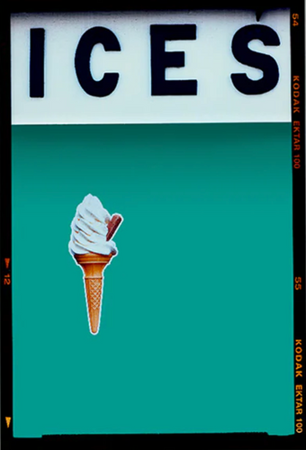 ICES (Turquoise Teal), Bexhill-on-Sea, 2020 by Richard Heeps 54 x 40cm