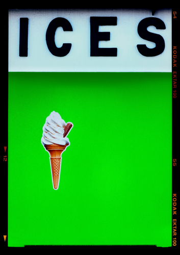 ICES (Vivid Lime Green), Bexhill-on-Sea, 2020 by Richard Heeps 54 x 40cm