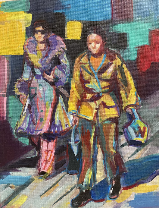 Walking Down East Street (Afghan Coat)- Alice Hesketh