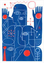 Load image into Gallery viewer, We share the same sun - A3 Giclee Print framed - David Shillinglaw
