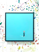 Load image into Gallery viewer, Lee Eelus - The Treasure You Seek - Blue Sea - Handpainted panel