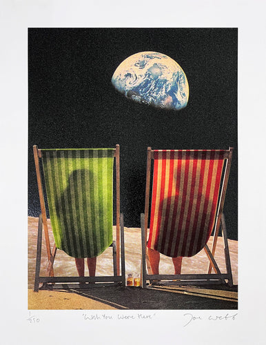 Wish You Were Here - Joe Webb - Silkscreen print
