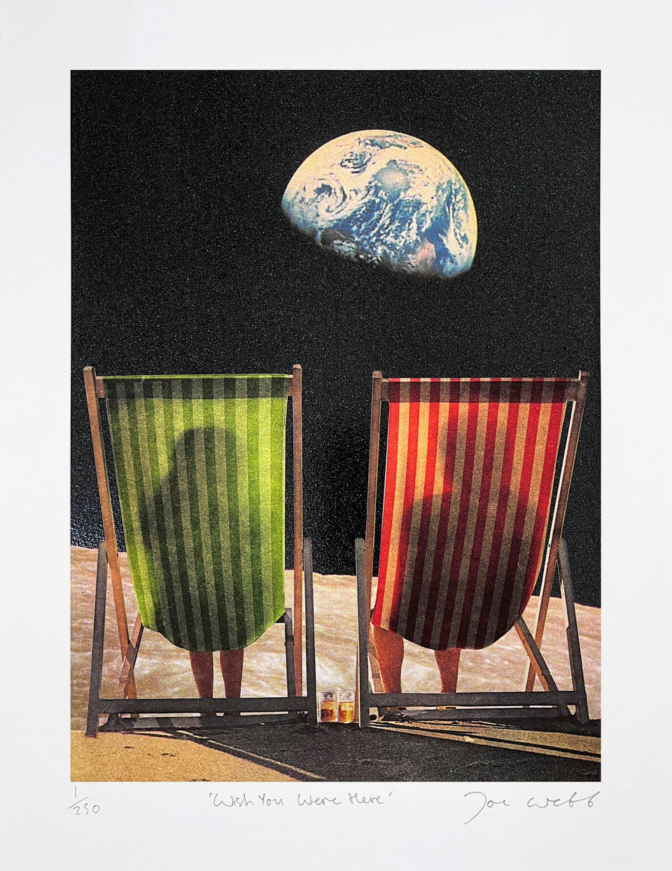 Wish You Were Here - Joe Webb - Silkscreen print