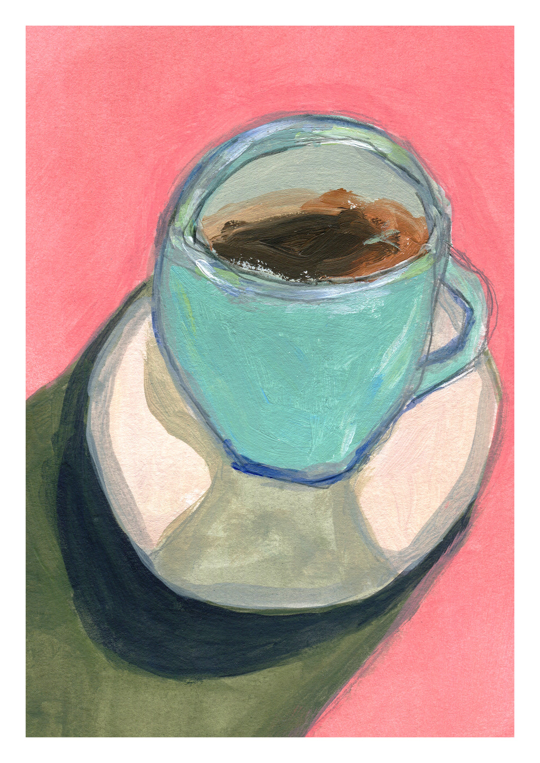 Cafe Cortado A4 Print - Lena Goodison