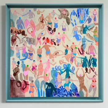 A small blue morning by Debbie Lawrence