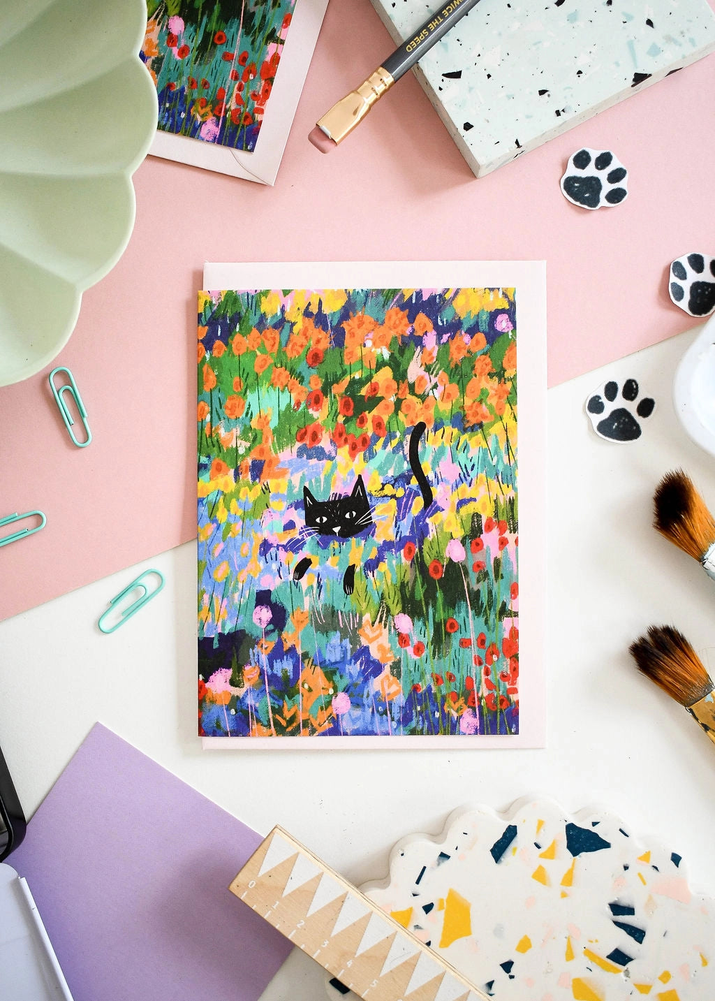 Arles Cat Card - Niaski