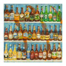 Load image into Gallery viewer, Beer Bar Original Painting 94x94cm - Pam Glew