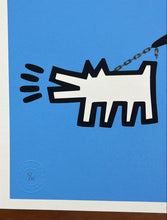Load image into Gallery viewer, 'Choose Your Penguin' (Blue)- Hand finished 2 colour screen print - Jameson Robinson