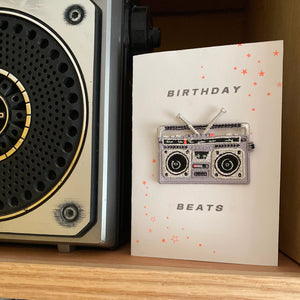 Patch Card - Boom Box