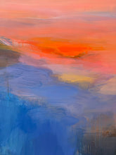 Load image into Gallery viewer, Sophie Abbott ‘Bright Orange Sun’ - Original Painting 90x90cm