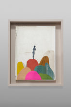 Load image into Gallery viewer, Rocky Terrain - Cassia Beck - Original on book cover - framed