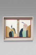 Load image into Gallery viewer, Diving Spot - Cassia Beck - Original on book cover - framed