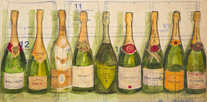 Champagne Collection- Original Painting - Pam Glew