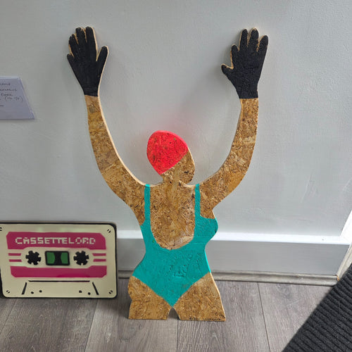Debbie Lawrence Cut out Large Swimmer
