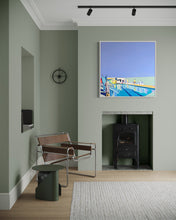 Load image into Gallery viewer, Ruth Mulvie - Dressing Gown - Oil &amp; Acrylic on Canvas 100x100cm
