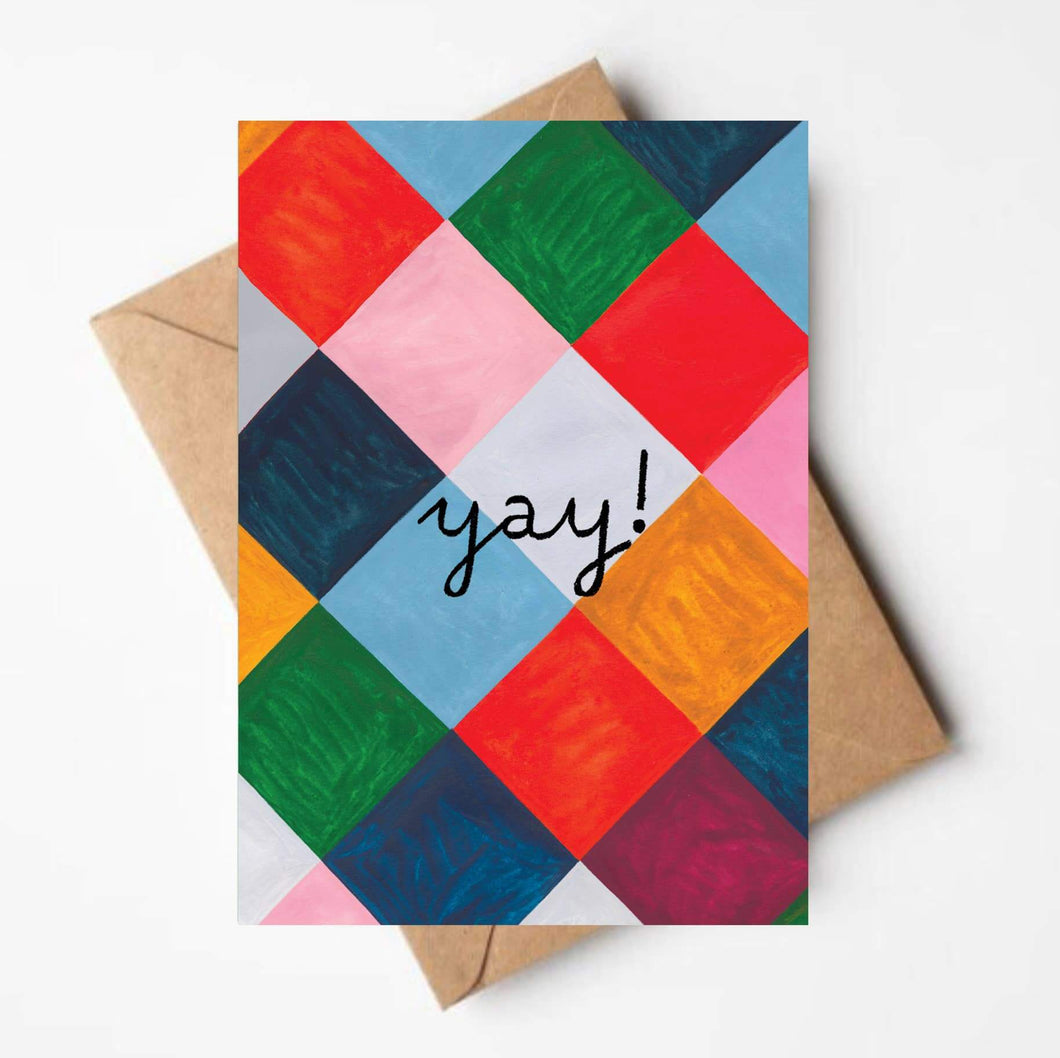 Yay Greetings Card - Daria Solak