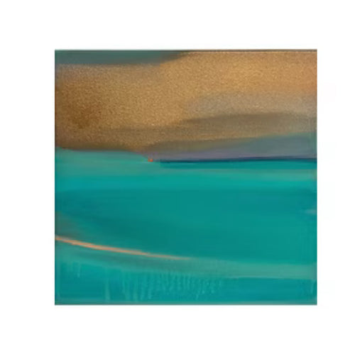 Gold Sky Blue Ebb 30x30cm - Tiffany Lynch