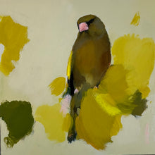 Load image into Gallery viewer, Heidi Langridge - Greenfinch in yellow and parchment