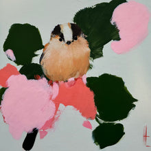 Load image into Gallery viewer, Heidi Langridge - Long Tailed Tit in pink &amp; dark green