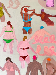 Debbie Lawrence - A Sea of Friendship 79cm x 79cm
