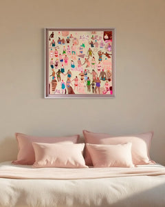 Debbie Lawrence - A Sea of Friendship 79cm x 79cm