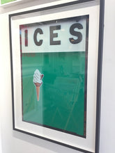 Load image into Gallery viewer, Ices Veridian (Formerly Mint) - Richard Heeps XL 112 x 85cm Standard Glass Black Frame - 10/25
