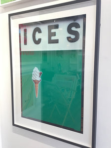 Ices Veridian (Formerly Mint) - Richard Heeps XL 112 x 85cm Standard Glass Black Frame - 10/25