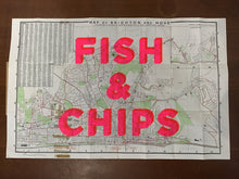 Load image into Gallery viewer, Dave Buonaguidi - Fish &amp; Chips - Screenprint No 17 - Framed
