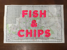 Load image into Gallery viewer, Dave Buonaguidi - Fish &amp; Chips - Screenprint No 17 - Framed