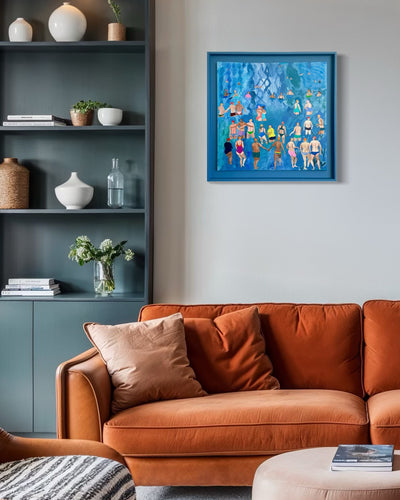 Debbie Lawrence - Into the blue 70cm x 70cm