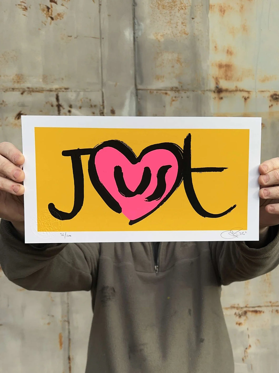 Oli Fowler - Just Us - Small Screenprint