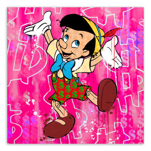 Neon Love Pinoccio Mini, pink- Ben Allen