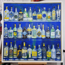 Load image into Gallery viewer, Pam Glew - Gin Bar BLUE - Original 100cm