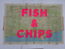Load image into Gallery viewer, Fish &amp; Chips SUSSEX 83 x 56.5cm - Dave Buonaguidi