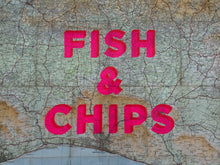Load image into Gallery viewer, Fish &amp; Chips Brighton and South Downs BSD2 - Dave Buonaguidi 103.5 x 75.5cm