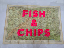 Load image into Gallery viewer, Fish &amp; Chips HERTS &amp; BUCKS 85 x 59 cm - Dave Buonaguidi