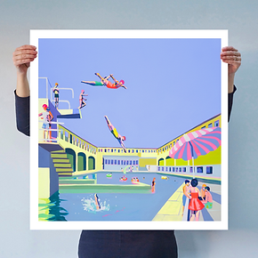 Ruth Mulvie - Fireworks - Large Signed Limited Edition Print
