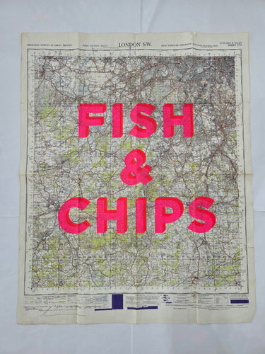 Fish & Chips SW London - Dave Buonaguidi 88 x 71cm