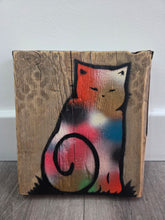 Load image into Gallery viewer, Cassette Lord - Smudge Puss  - on Scaffold Board