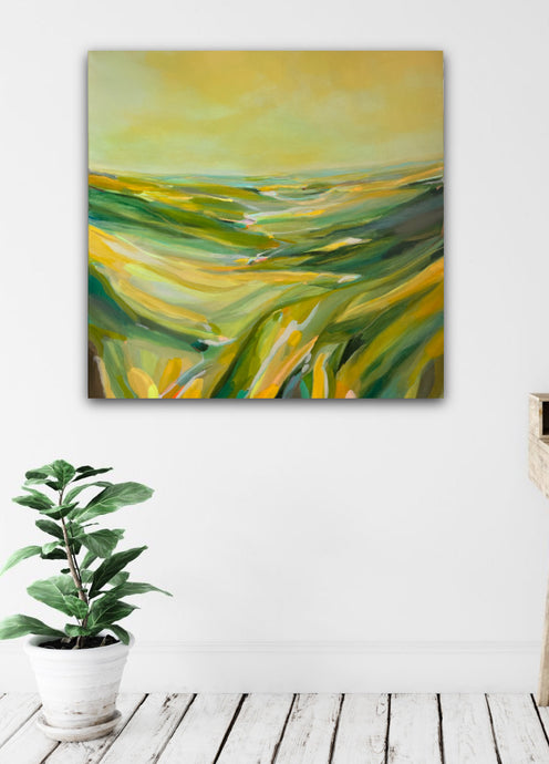Tiffany Lynch - Dance of Light 91 x 91 cm