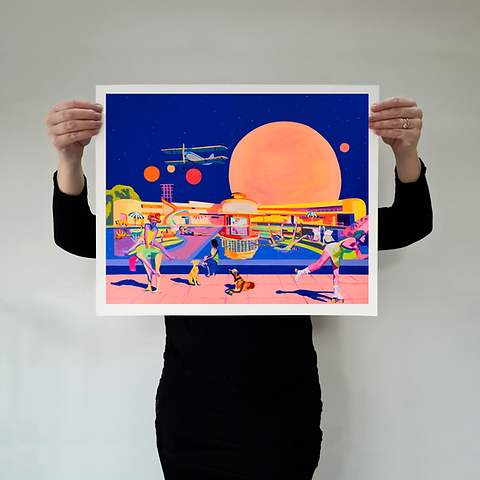 Ruth Mulvie - Eclipse Season - Hand Finished  Print - Unframed 40 x 50 cm