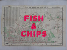 Load image into Gallery viewer, Fish &amp; Chips Brighton and Hove BH1 - Dave Buonaguidi 88x57cm