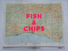 Load image into Gallery viewer, Fish &amp; Chips Brighton and South Downs BSD2 - Dave Buonaguidi 103.5 x 75.5cm