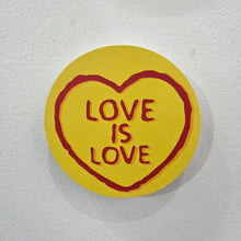 Load image into Gallery viewer, Show Pony - LOVE HEART - 'LOVE IS LOVE' (Yellow)