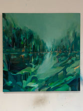 Load image into Gallery viewer, River Sky Willows 70x70cm - Tiffany Lynch
