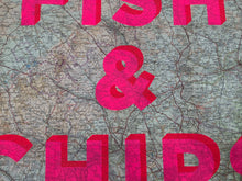 Load image into Gallery viewer, Fish &amp; Chips HERTS &amp; BUCKS 85 x 59 cm - Dave Buonaguidi