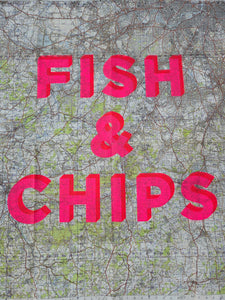 Fish & Chips SW London - Dave Buonaguidi 88 x 71cm